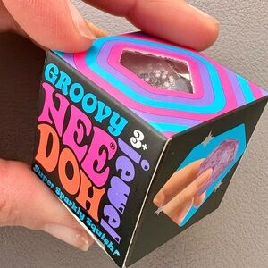 Groovy Nee Doh Super Sparkly Squish - purple